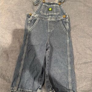 John Deere Blue Denim Kids Overalls